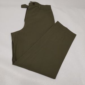 Gardeur Casual Green Pants Olive Green Size 12